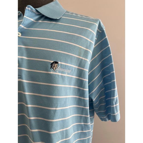 Fairway & Greene Abenaqui Country Club Rye, NH Golf Polo Shirt Blue Medium SG - Picture 2 of 7